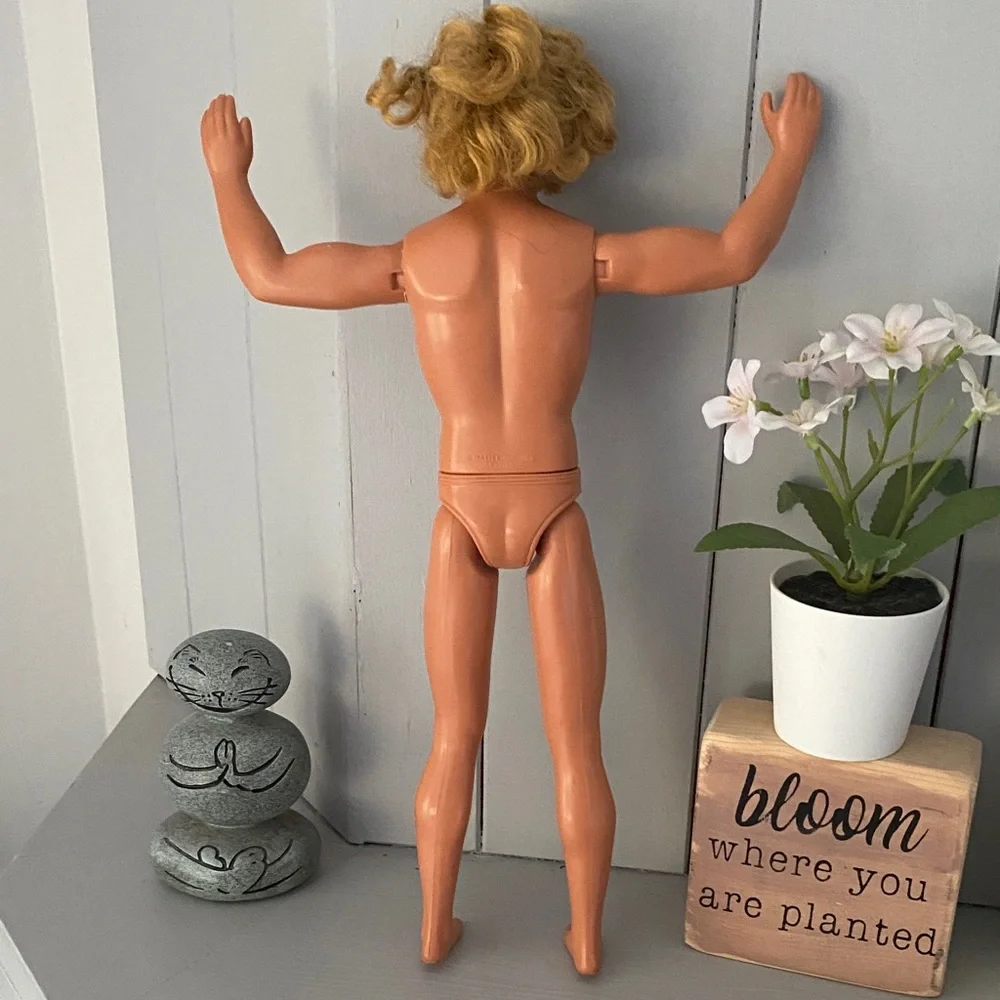 1968 Mattel Ken Doll LOT Life Guard & Surfer with Real Hair Barbie Friend - Picture 4 of 11